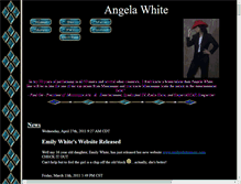 Tablet Screenshot of angelawhite.net