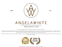 Tablet Screenshot of angelawhite.com